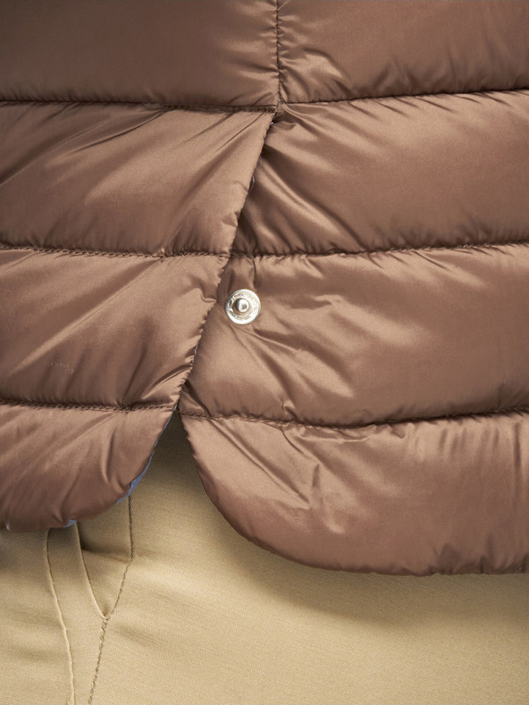 Geox Тъмнокафява дамска пухена яке Geox Jaysen