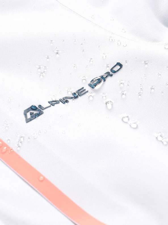 ALPINE PRO Дамско ски яке с мембрана ptx ALPINE PRO ZARIBA бяло