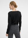 Orsay Черна дамска тениска с дълъг ръкав ORSAY