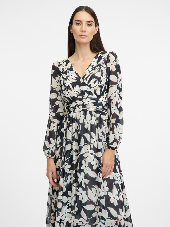 Orsay Черна дамска макси рокля ORSAY