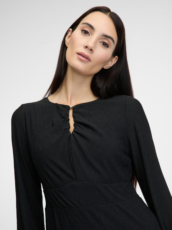 Orsay Черна дамска миди рокля ORSAY