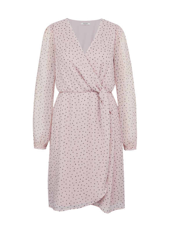 Orsay Светлорозова дамска рокля с дължина до коляното ORSAY