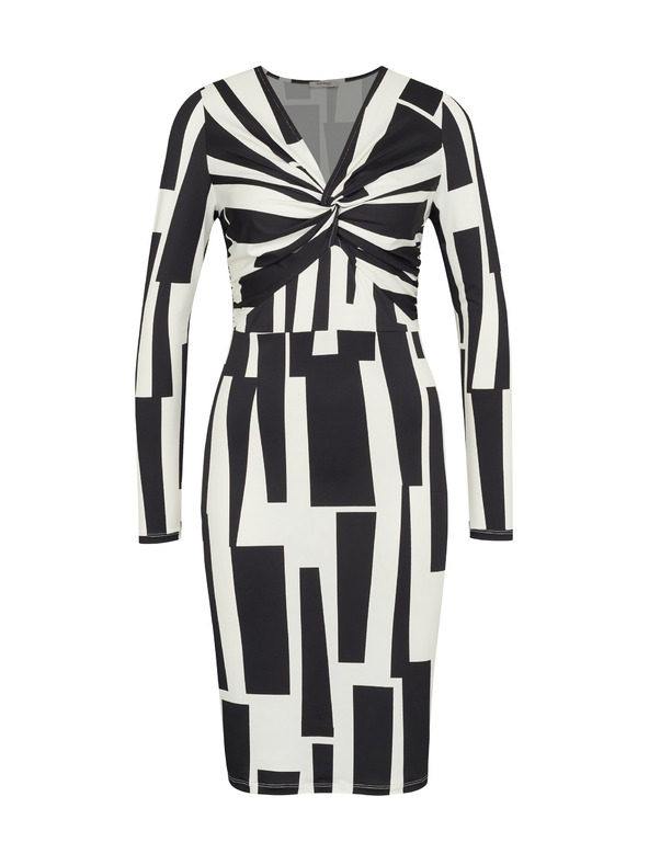 Orsay Черна дамска рокля с дължина до коляното ORSAY