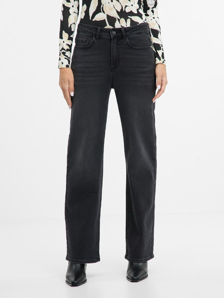 Orsay Черни дамски широки дънки ORSAY