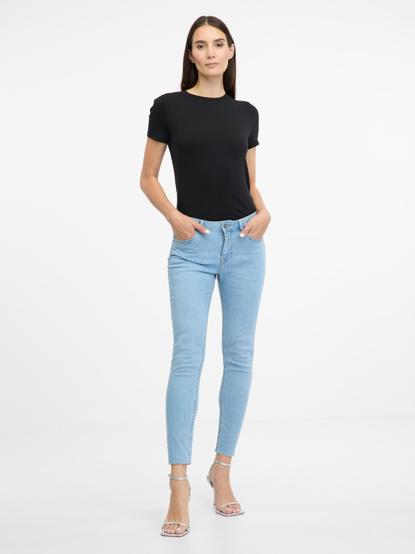 Orsay Светлосини дамски skinny fit дънки ORSAY