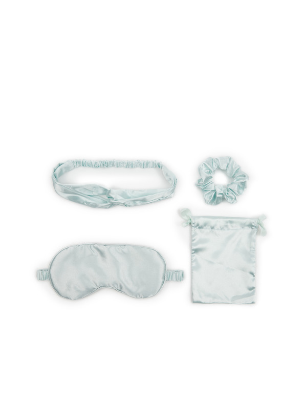 Orsay Син дамски комплект аксесоари за спане в подаръчна кутия ORSAY