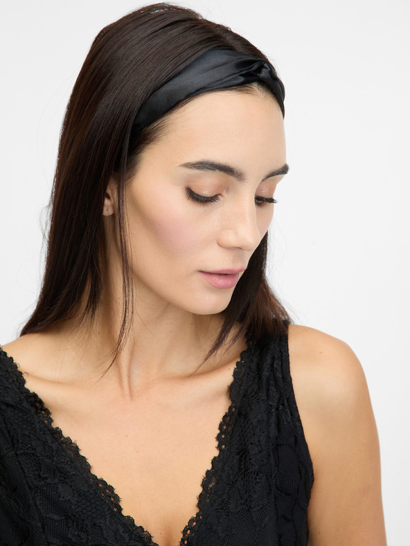 Orsay Черен дамски комплект аксесоари за сън в подаръчна кутия ORSAY