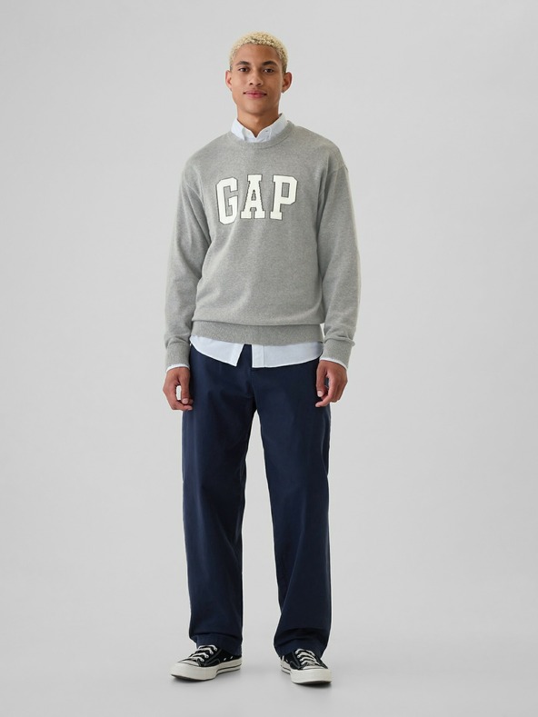GAP Пуловер с логото на GAP