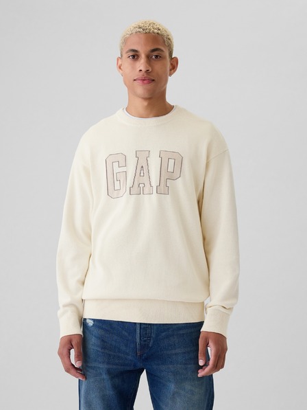 GAP Пуловер с логото на GAP