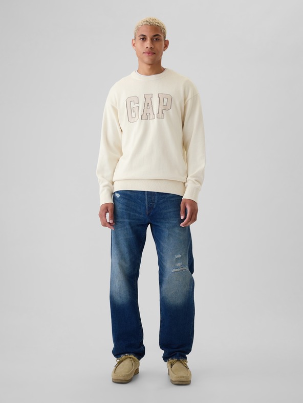 GAP Пуловер с логото на GAP
