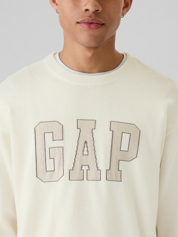 GAP Пуловер с логото на GAP