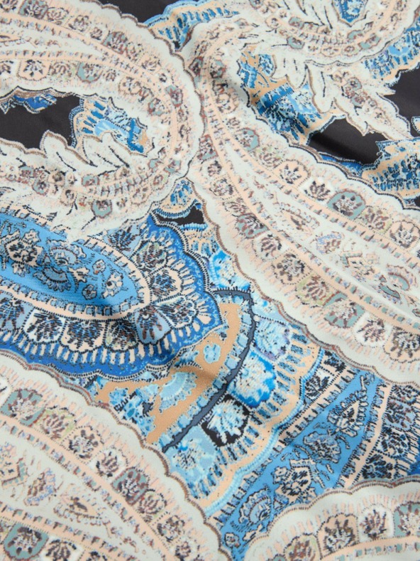 Orsay Синьо дамско фишу ORSAY