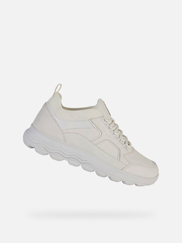 Geox Бели дамски маратонки Geox Spherica