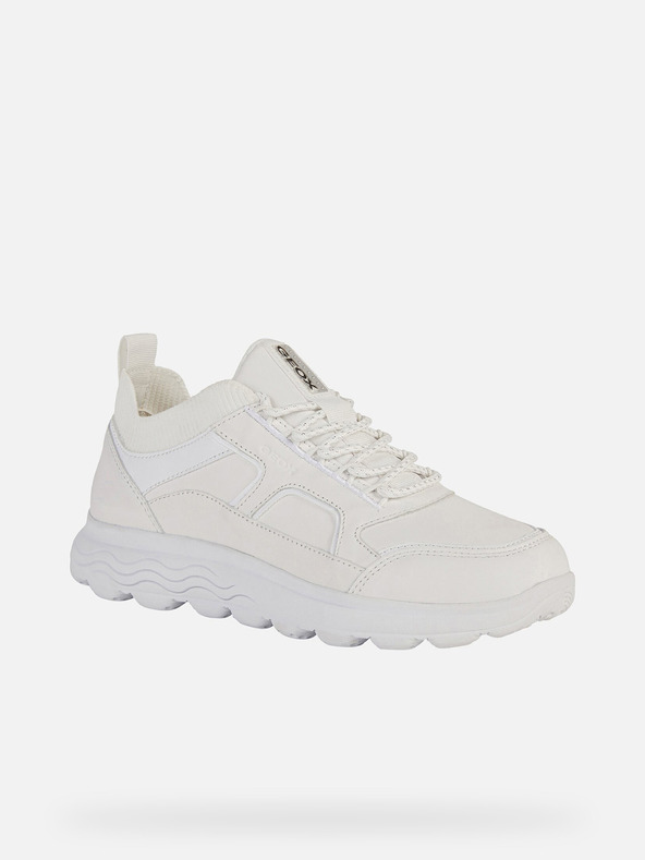 Geox Бели дамски маратонки Geox Spherica