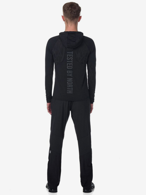 Kilpi Черен мъжки лек технически суитшърт Kilpi AILEEN-M