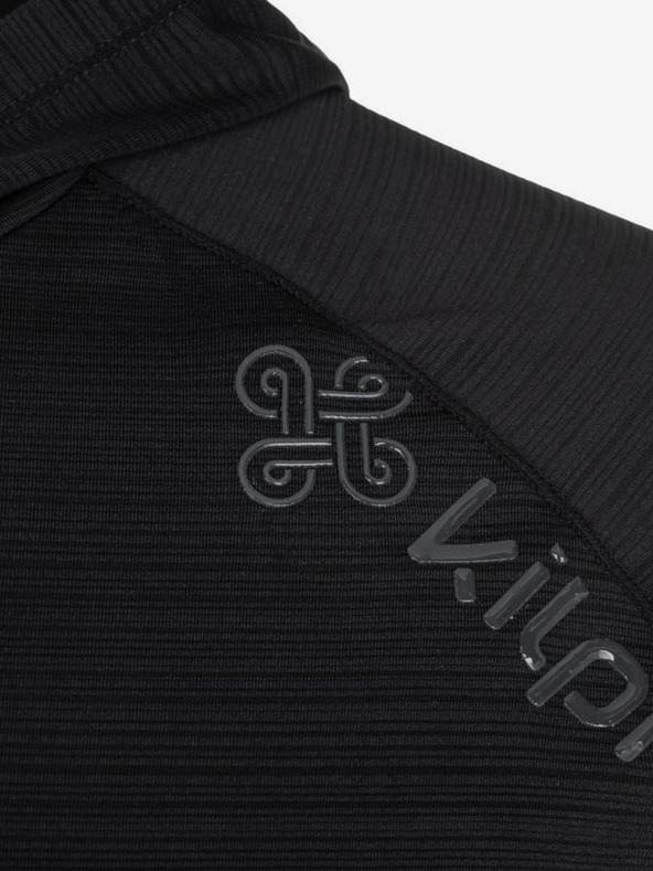 Kilpi Черен мъжки лек технически суитшърт Kilpi AILEEN-M