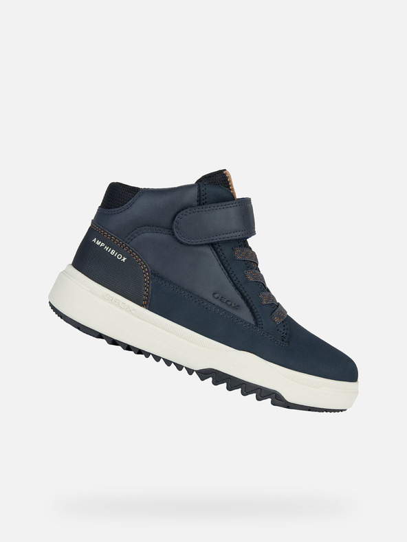 Geox Тъмносини детски обувки до глезена Geox Bunshee B Abx