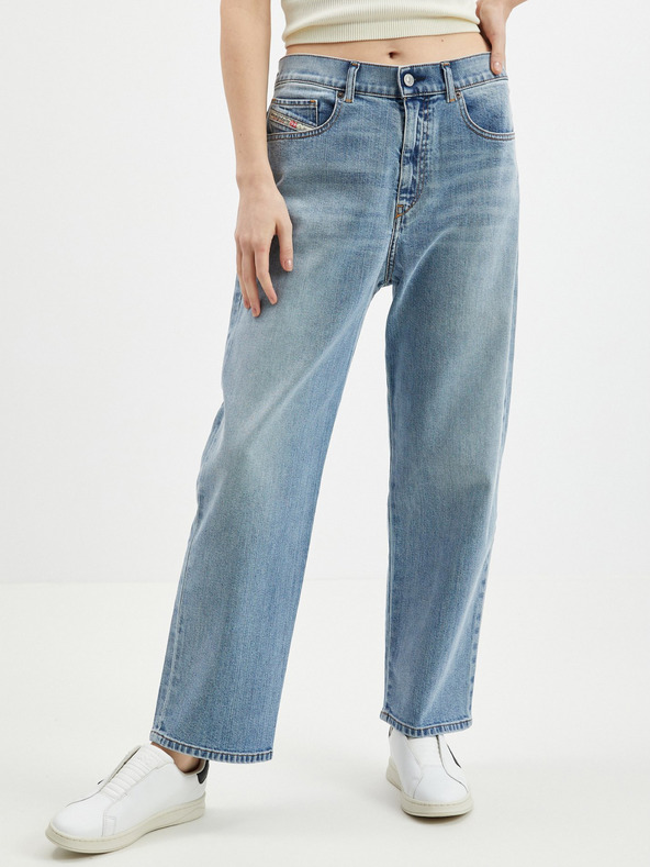 Diesel Светлосини дамски джинси тип "гадже" Diesel