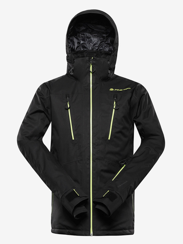 ALPINE PRO Мъжко ски яке с мембрана PTX ALPINE PRO REAM черно
