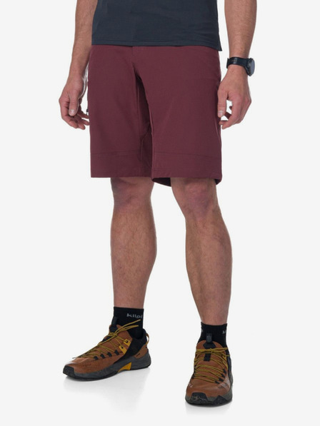 Kilpi Мъжки спортни шорти в бордо Kilpi NAVIA