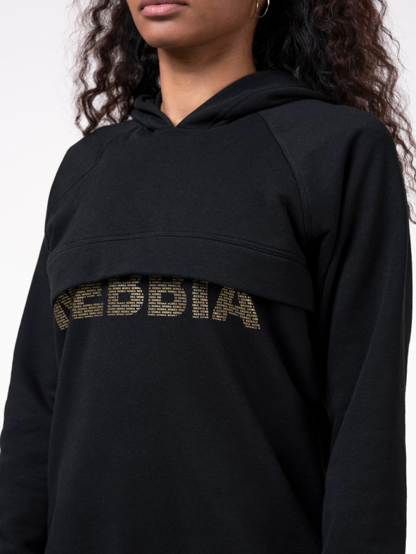 Nebbia Черна дамска качулка Nebbia