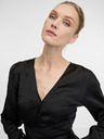 Orsay Черна дамска блуза ORSAY