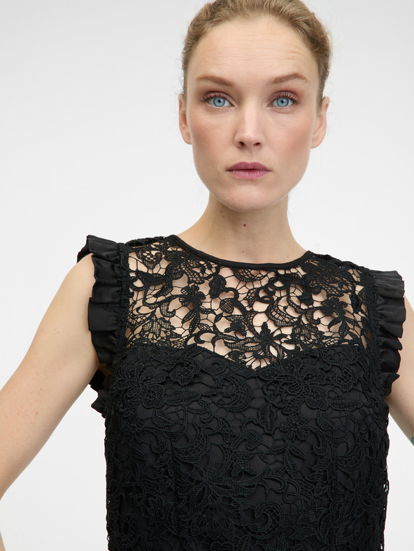 Orsay Черна дамска блуза ORSAY