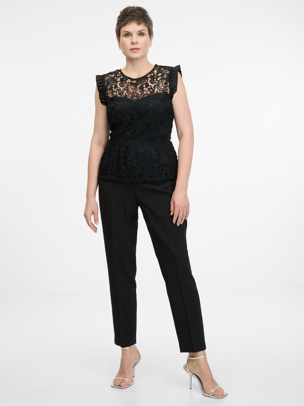 Orsay Черна дамска блуза ORSAY