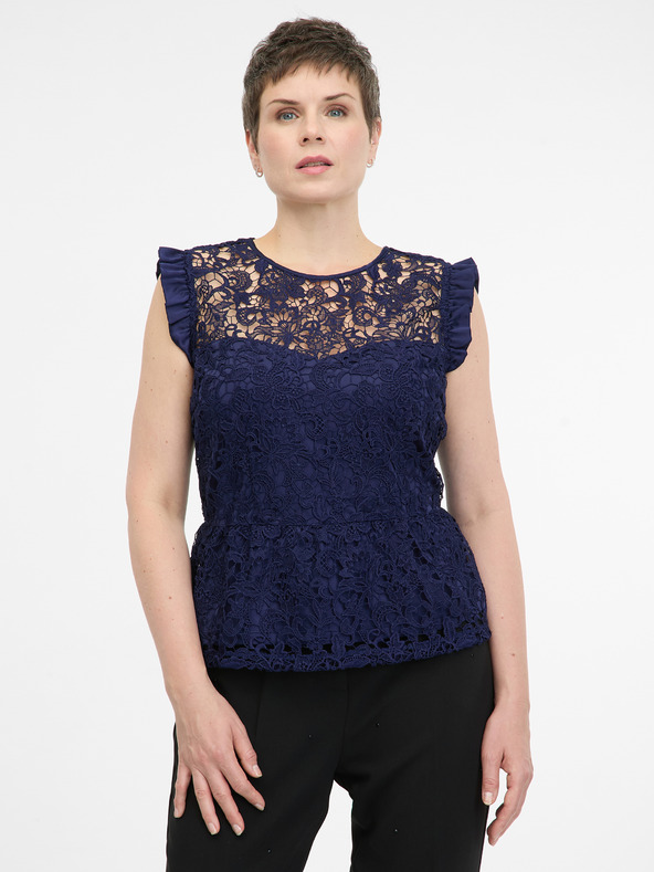 Orsay Тъмносиня дамска блуза ORSAY