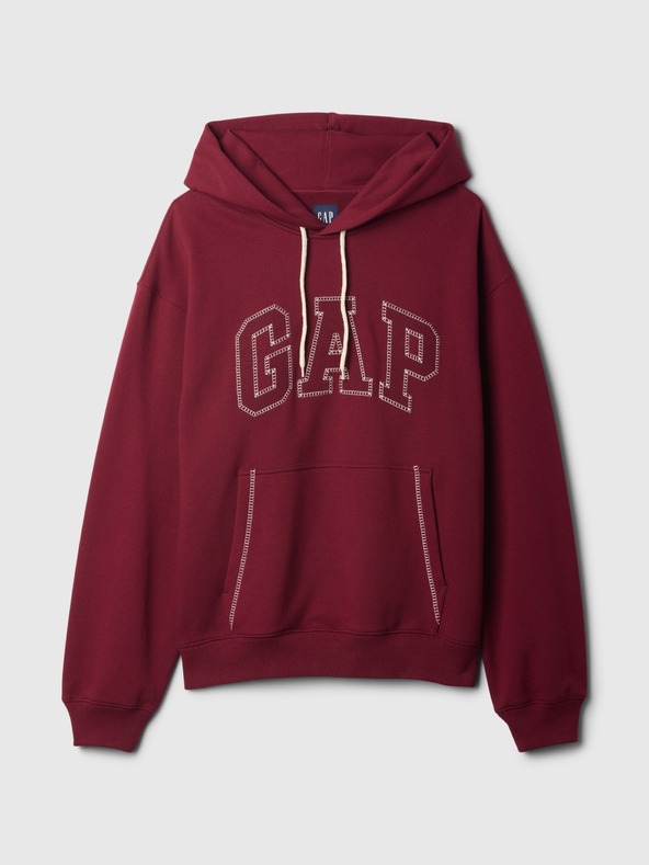 GAP Овърсайз суитчър с лого с шевици GAP