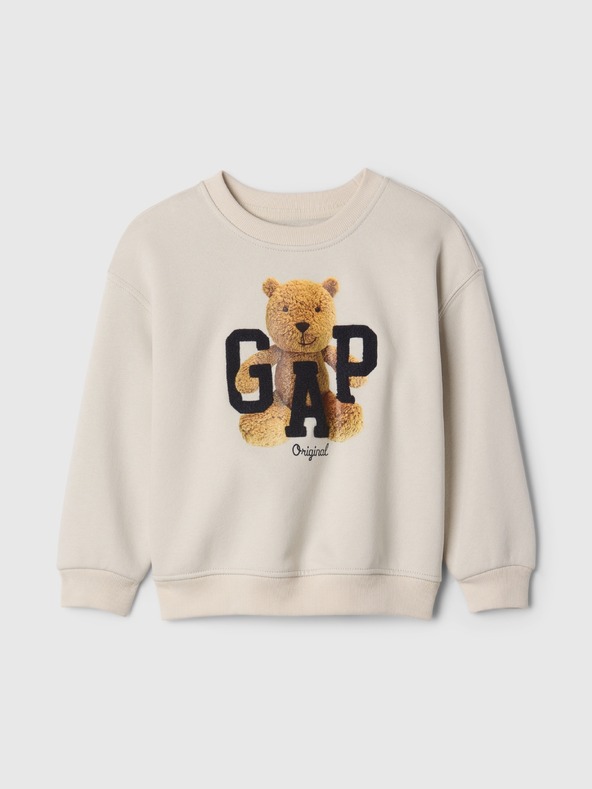 GAP Бебешки суитшърт с логото на GAP