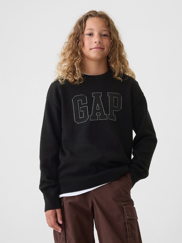 GAP Детски пуловер с логото на GAP