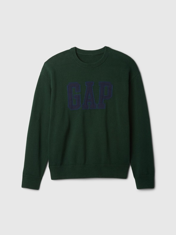 GAP Детски пуловер с логото на GAP