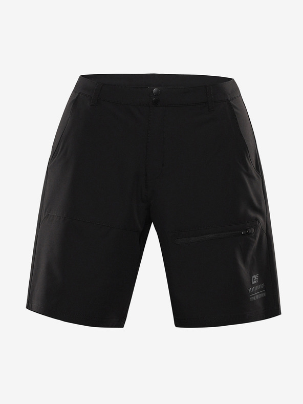 ALPINE PRO Мъжки софтшел шорти ALPINE PRO BAK черни