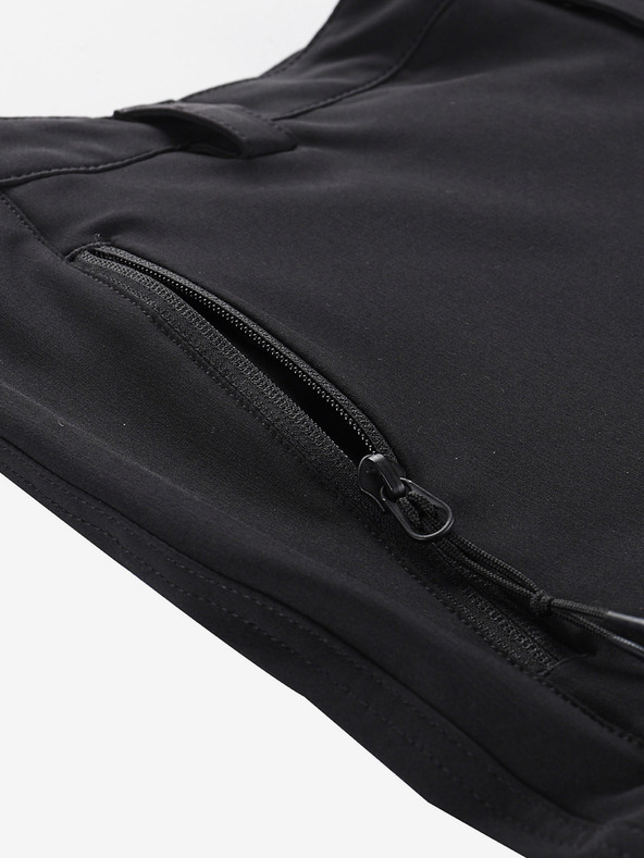 ALPINE PRO Мъжки софтшел капри ALPINE PRO WEDER черен