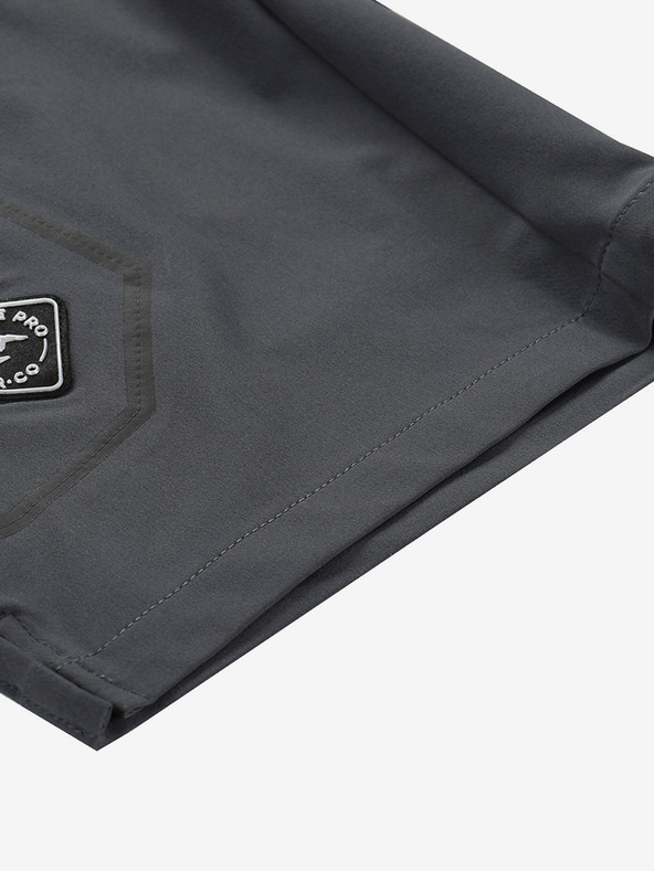 ALPINE PRO Мъжки къси панталони за открито ALPINE PRO ZAMB dk.true сиво