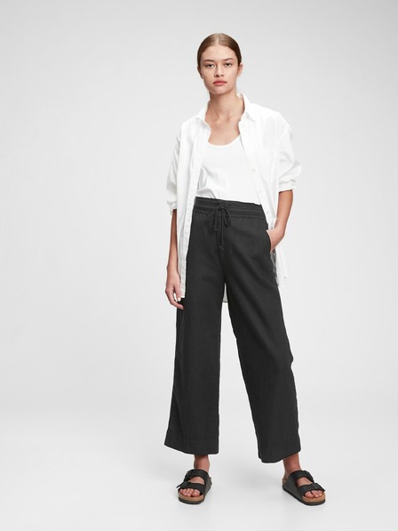 GAP Широки панталони от лленобленда GAP