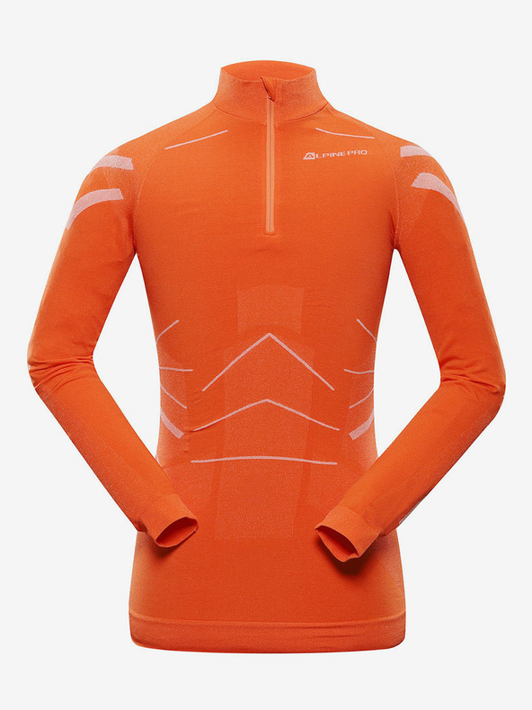 ALPINE PRO Оранжева мъжка функционална тениска ALPINE PRO Lubin