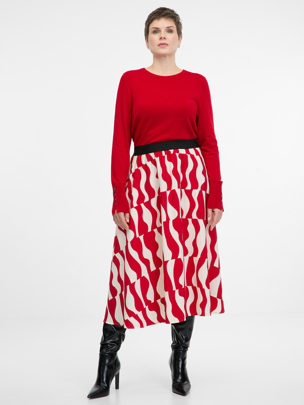 Orsay Червена дамска пола ORSAY