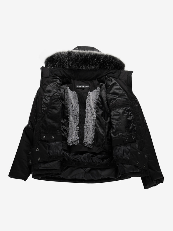 ALPINE PRO Дамско ски яке с мембрана ptx за сняг ALPINE PRO DAMA черно