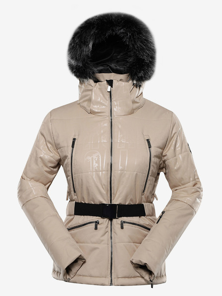 ALPINE PRO Дамско ски яке с мембрана ptx snow ALPINE PRO DAMA бял пипер