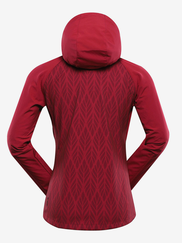 ALPINE PRO Розово и лилаво дамско софтшел яке с мембрана Alpine Pro Hoora