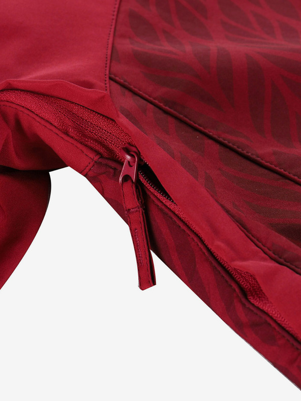 ALPINE PRO Розово и лилаво дамско софтшел яке с мембрана Alpine Pro Hoora