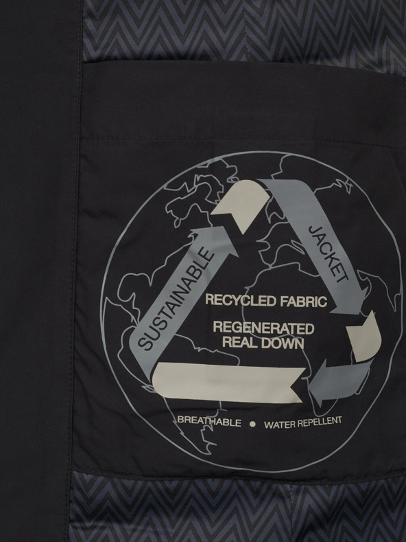 Geox Черно дамско стеганото яке Geox Catria