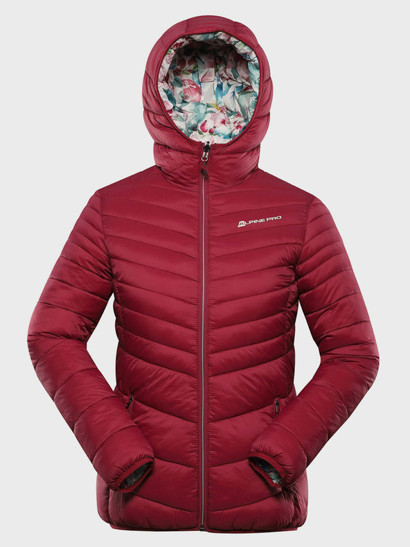 ALPINE PRO Лилаво и розово дамско двустранно яке Hi-Therm Alpine Pro Eroma