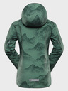 ALPINE PRO Зелено детско софтшел яке с мембрана Alpine Pro Ezoro