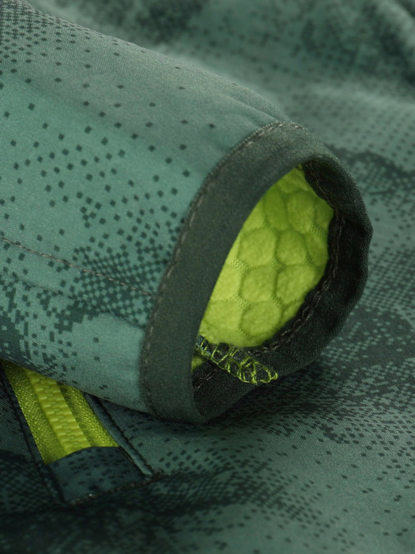 ALPINE PRO Зелено детско софтшел яке с мембрана Alpine Pro Ezoro