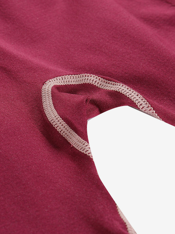 ALPINE PRO Тъмно розово функционално бельо за жени - Alpine Pro Lessa Pants