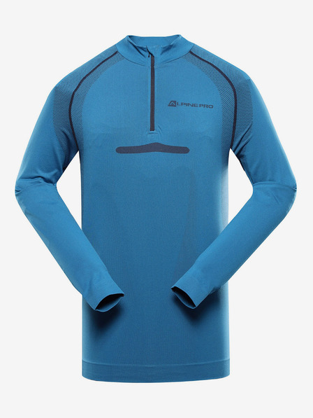 ALPINE PRO Синьо мъжко функционално бельо - тениска Alpine Pro Seam
