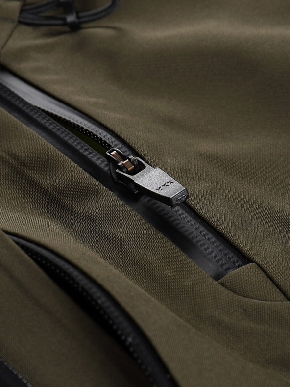 ALPINE PRO Тъмнозелено дамско софтшел яке с мембрана Alpine Pro Jerda